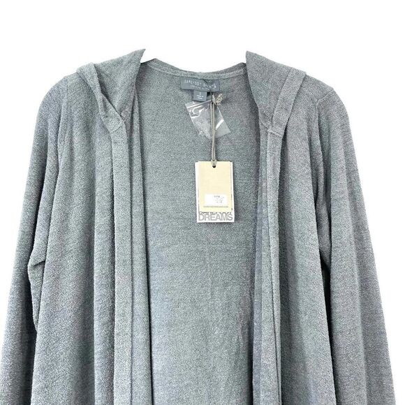 NEW Barefoot Dreams CozyChic Ultra Lite Hooded Seashore‎ Cardigan Sz S - Picture 3 of 8